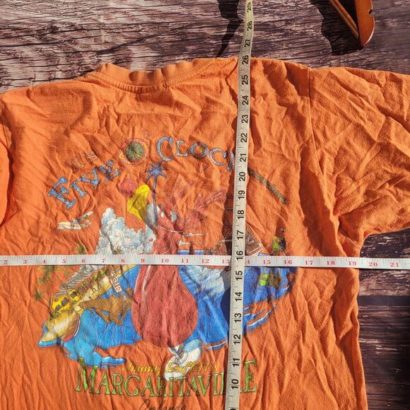 Vtg Y2k Jimmy Buffet Margaritaville tee shirt 5 o'clock somewhere - Picture 5 of 5